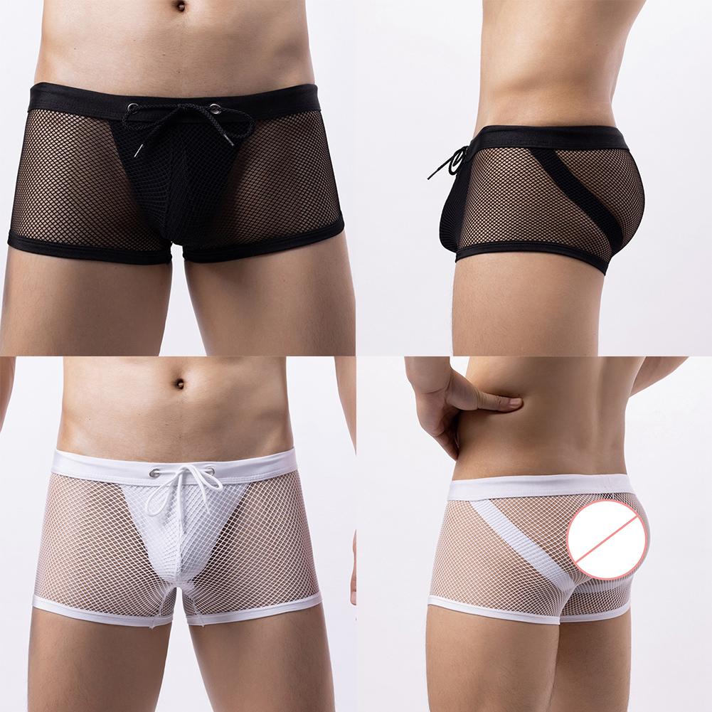 

Совершенно новые трусы, мужские трусики, прозрачный сетчатый мешочек, нижнее белье