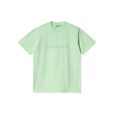 Embroidered Logo Solid Color Short Sleeve T-Shirt Men Tops I030110-0NM-XX