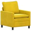 Yellow Sofa 76 X 81 X 87.5 Cm Velvet