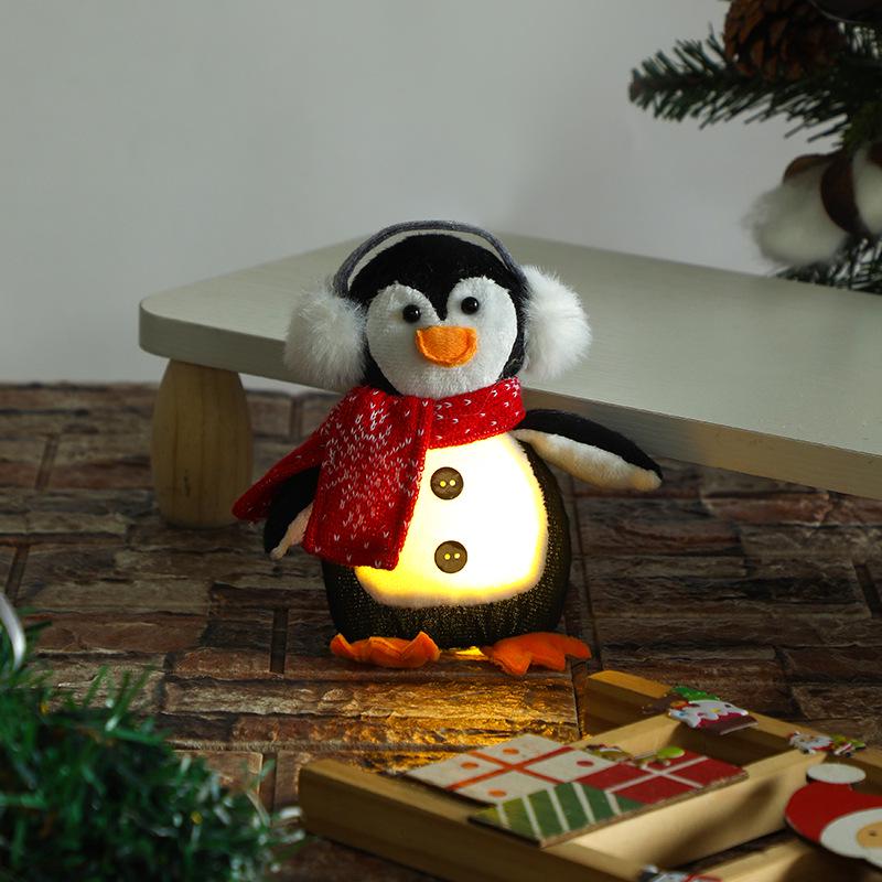 Festive Penguin Gnome Telescopic Doll Ornaments for Christmas & New Year
