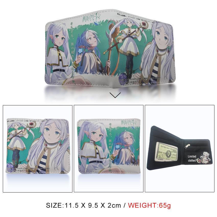Frieren: Beyond Journey's End 3D Anime Coin Purse - Stereoscopic Embossed Cartoon Design