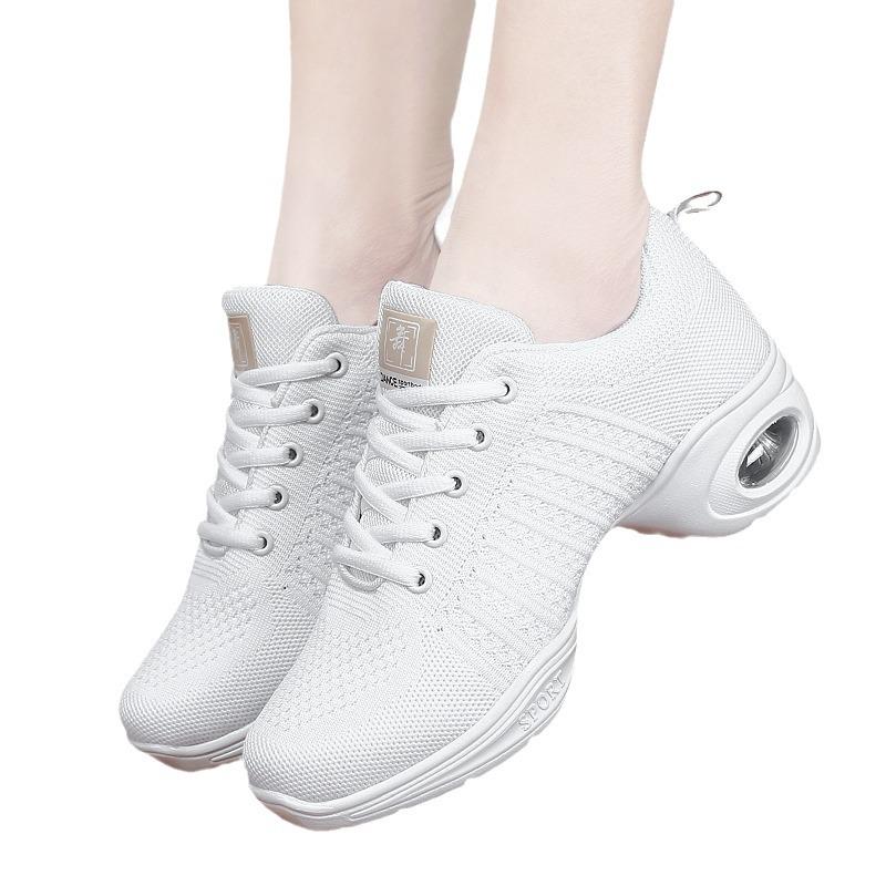 

Унисекс туфли для джаза и квадратного танца на мягкой подошве - Белые, Четыре сезона 41