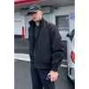 Vintage American Mens Loose Casual Minimalist Pilot Bomber Jacket Outerwear