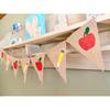 Back To School Burlap Banner First Day of School Apple Pencil Bunting Kindergarten Classroom Party Backdrop Decor Photo Prop
