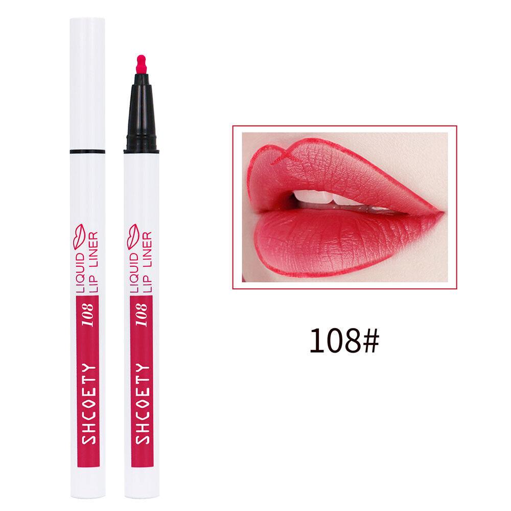

Жидкий карандаш для губ Маркер для пятен для губ Натуральный матовый телесный шелковистый карандаш для губ Косметика^ 108