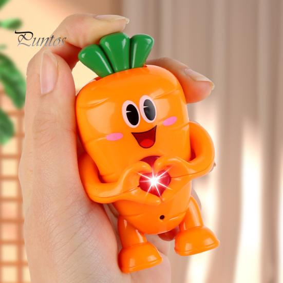 Liebesgeste, Karottenspielzeug, Drücken, Aufleuchten, „Ich liebe dich“, sprechendes Karottenspielzeug, bewegliche Liebesherzhand, pädagogisches Rettichspielzeug, Schlüsselanhänger, Anhänger, Valentinstag