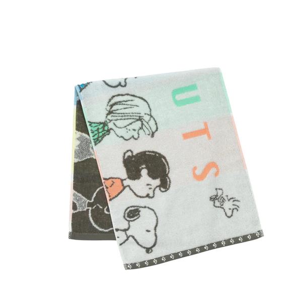 PEANUTS Snoopy Imabari Jacquard Face Towel (Color Friends) Japan NEW