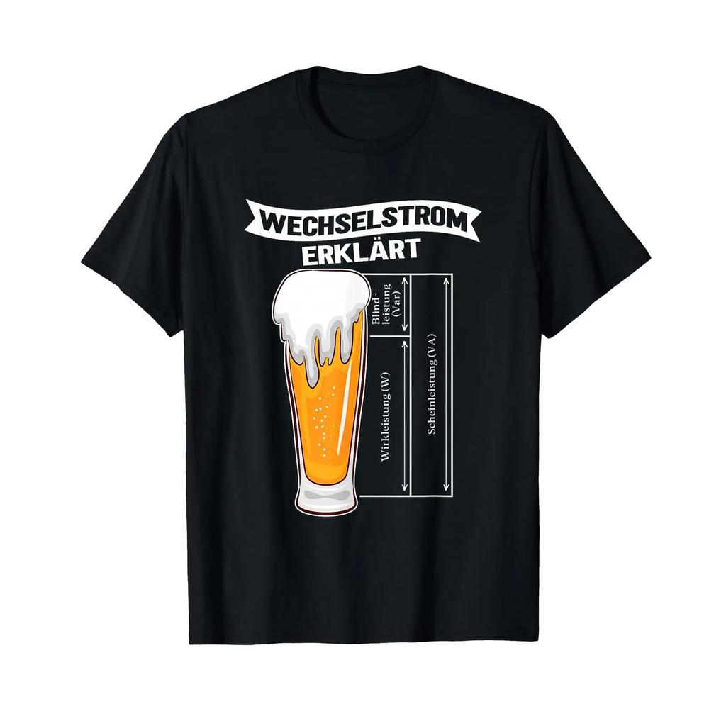 Alternating Current Explained Craftsunisex Electrons Resistance T Shirt Vintage Homme Unisex Stretched Graphic Stylish