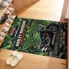 Harley-davidson Motorcycles Personalized Name Floor Rug Office Rug Perfect for Game Room Outdoor Kitchen Study room Antislip Carpet Decorate Offices