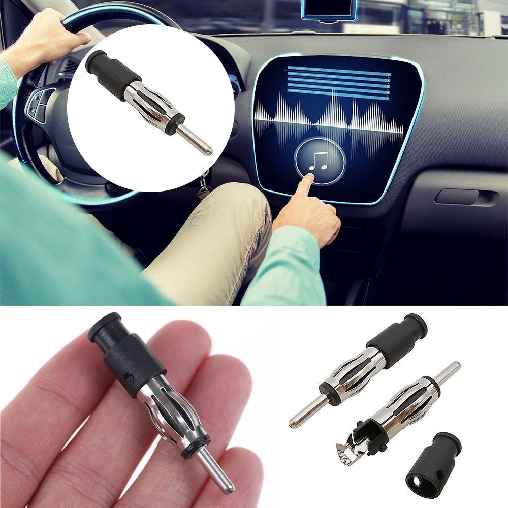 Auto Car Radio AM/FM Car Antenna Plug Adapter Plastic Handle Connector Male Plug Connector
