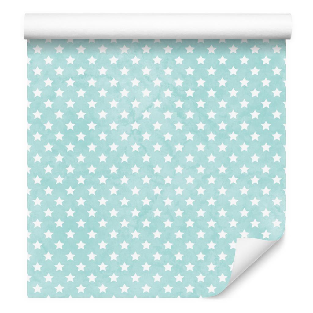 Wallpaper Stars Celadon and White for Living Room and Bedroom 50x1000