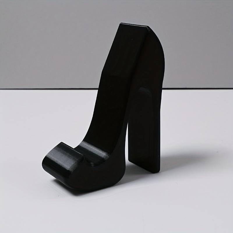 

3D Printed High-Heel Phone Stand Anti-slip Universal Smartphones Support Bracket Creative Kawaii Phone Kickstand Gifts for Girls чёрный