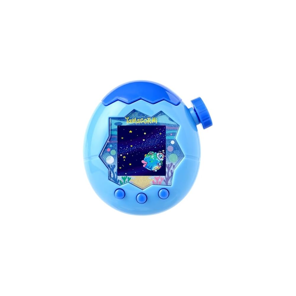 BANDAI Tamagotchi Paradise Blue Water Digital Toy for Ages 6 and Up