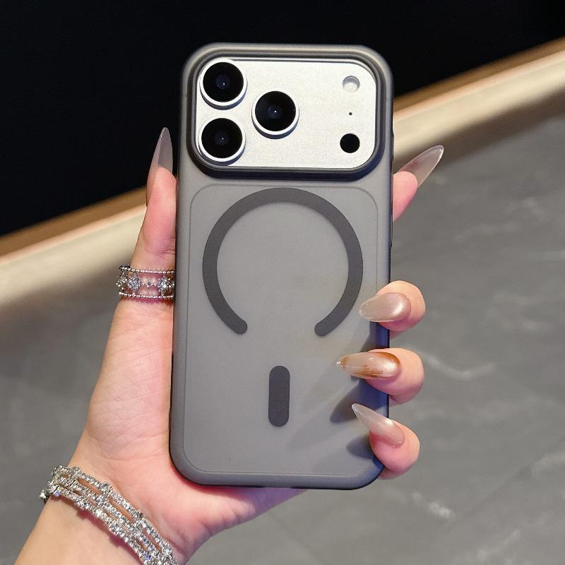 Clear Frosted PC For Magsafe Phone Case For iPhone 17 Air 16 15 14 Plus 13 12 11 Pro Max 17 Pro Magnetic Wireless Charge Cover