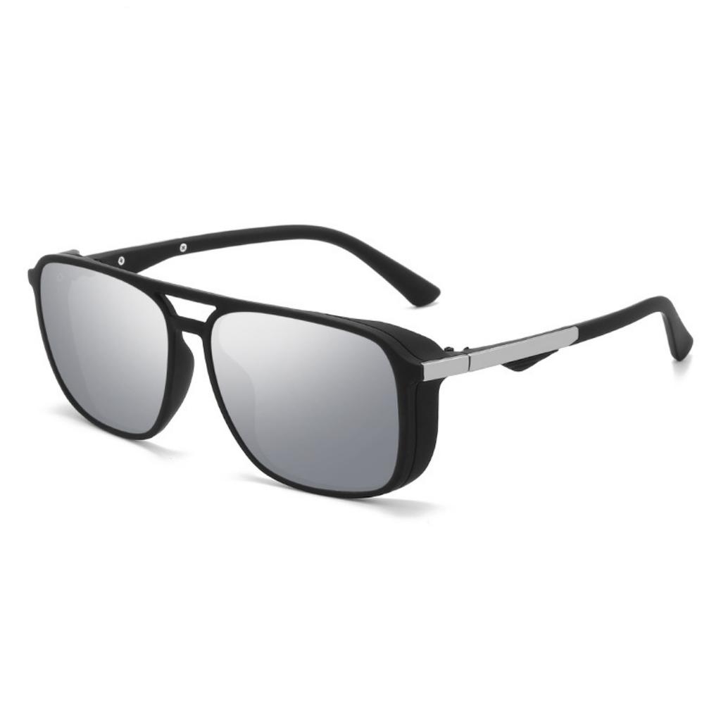 Men'S Square Polarized Sunglasses Uv400 Protection Anti-Glare Sun Shades Glasses For Driving Fishing Cycling Outdoor Activities