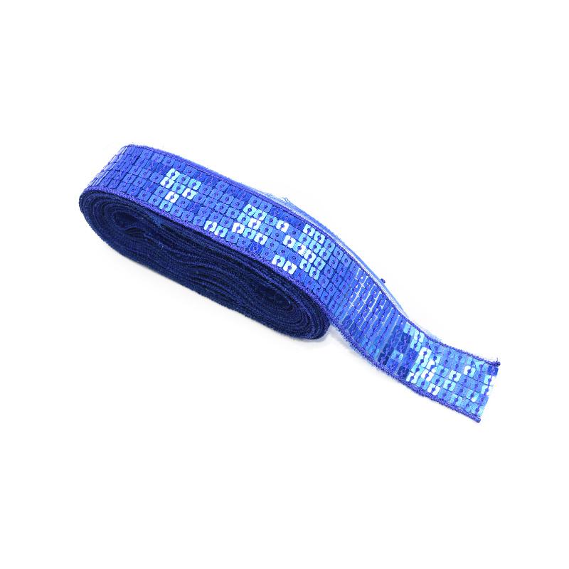 10 Yards/lot 5 Rows Square Sequin Beading Ribbon 25mm Sequin Lace Trims for Sewing Craft Garments Headdress Wedding Decoration
