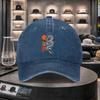 Tokyo Dragon Baseball Cap Vintage Washed Denim Adult Casual Adjustable Sports Hat