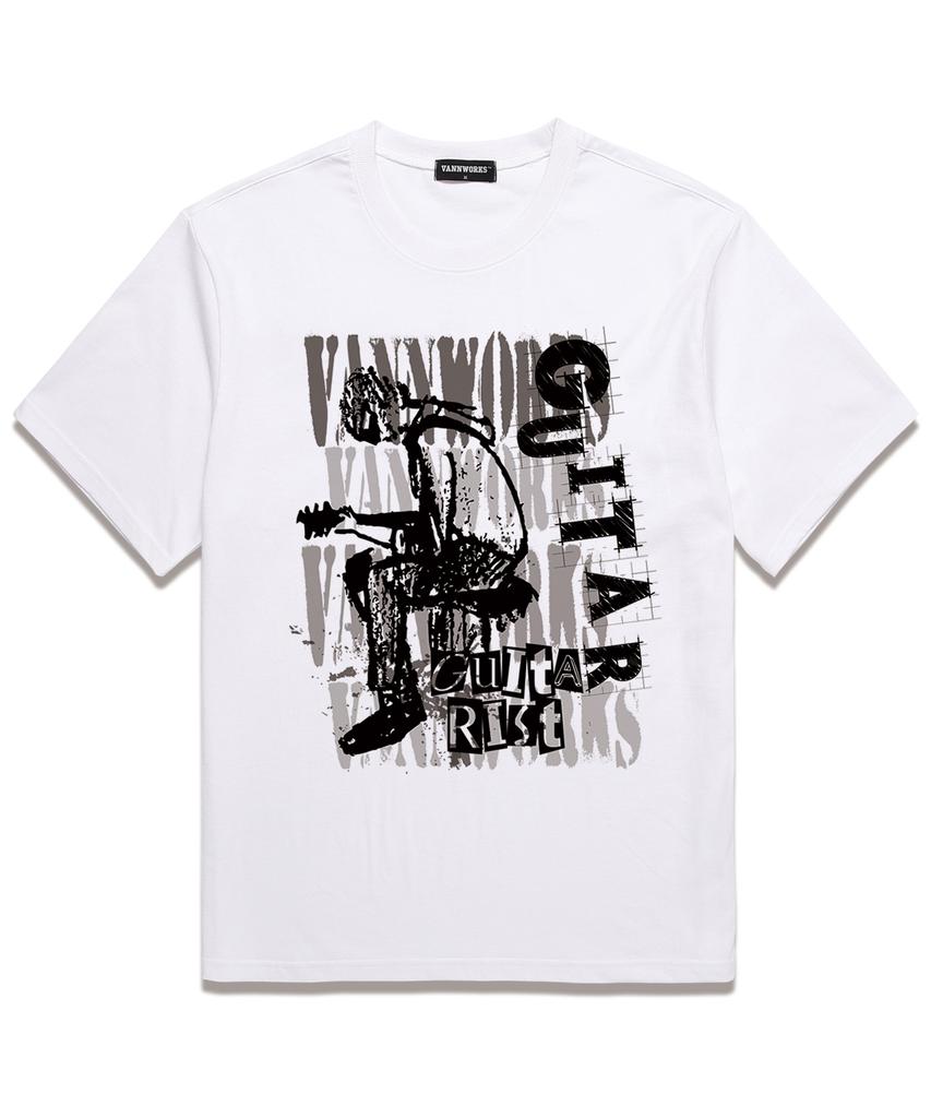 VANNWORKS [Set] Signature Graphic Oversized Short Sleeve T-Shirts (6 Types) (Vsmix007)