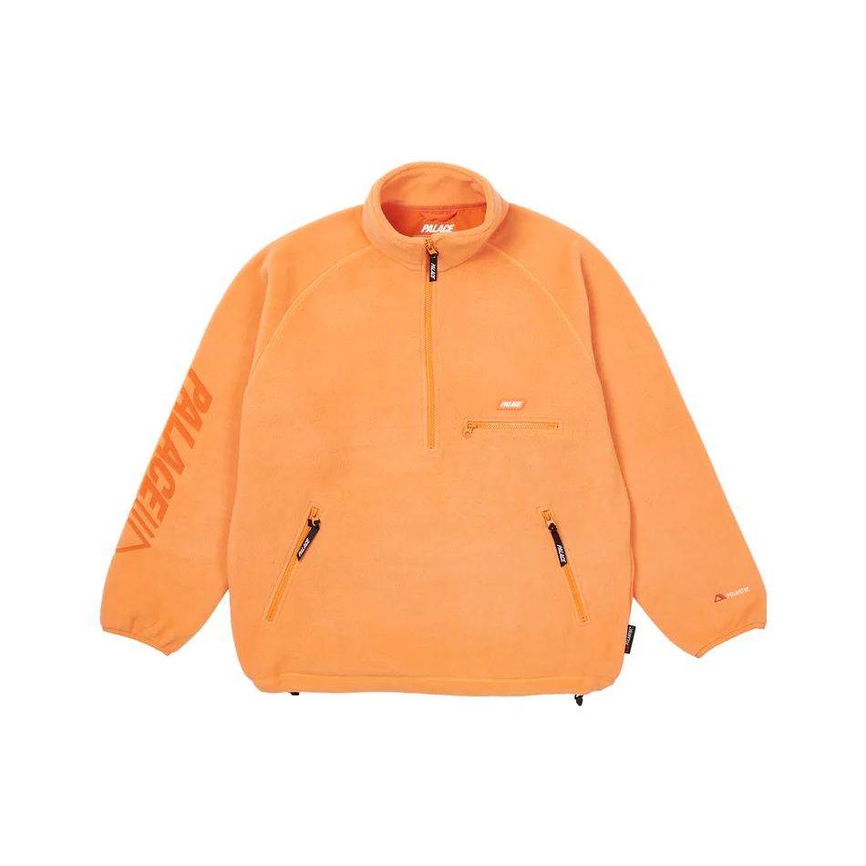 Palace Polartec Lazer Outer 1/2 Zip Orange Unisex Outerwear P23CS237
