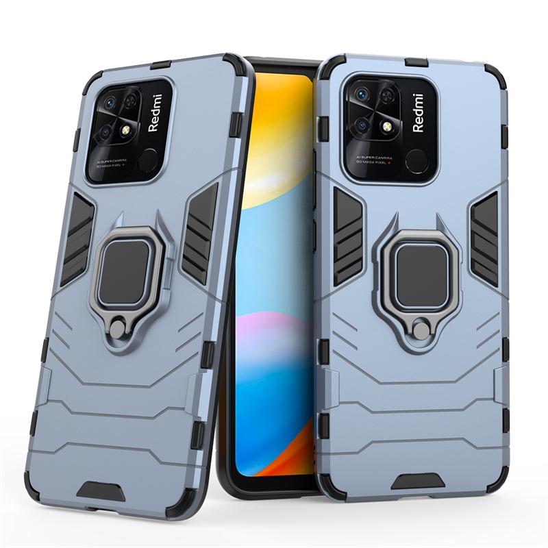 For Redmi 10C Cover Case Redmi 10C Capas Shockproof Back Hard Stand Magnetic Armor Ring Holder Case For Xiaomi Redmi 10C Fundas