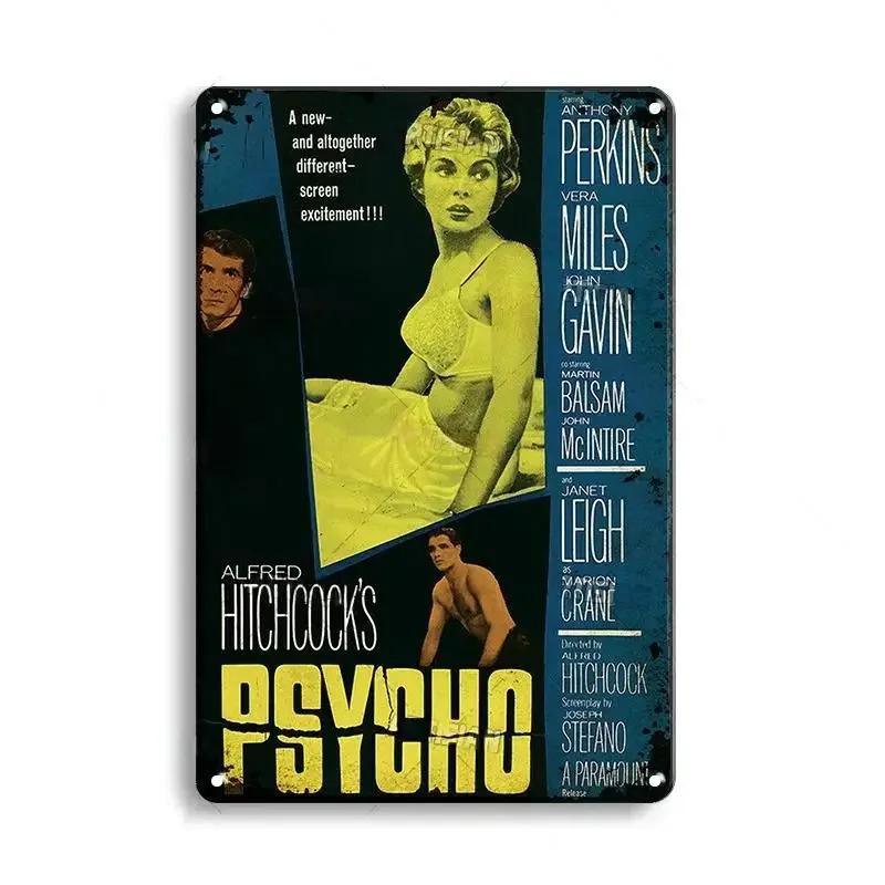 FJ Decor Classic Horror Movie Metal Tin Signs Plaque Retro Decorative Plate Bar Club Pub Wall Decoration Rusty