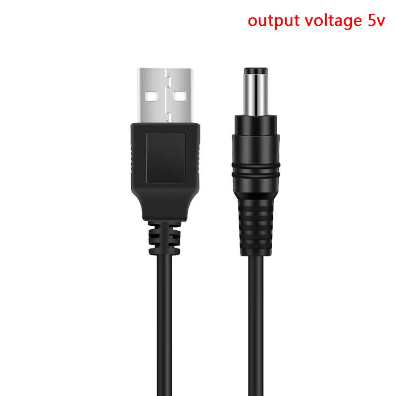 USB zu DC Stromkabel 5V zu 12V Aufwärtswandler 8 Adapter USB zu DC Klinkenstecker Ladekabel für WLAN-Router Mini-Ventilator Lautsprecher
