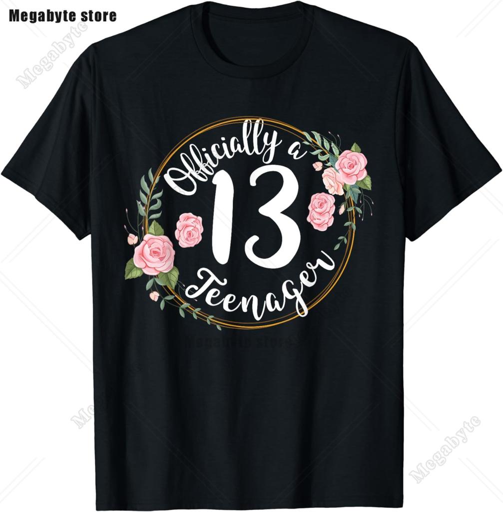 13. Geburtstag Spiel Level 13 Freigeschaltet Offizielles Teenager Gamer T-Shirt Unisex Damen Weich Bedruckte Kleidung Streetwear Grafik T-Shirts