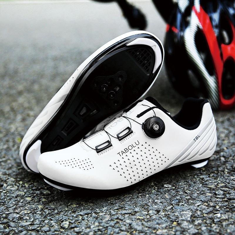 Summer and autumn new unlocked power cycling shoes casual hard-soled road mountain bike lock shoes sports shoes