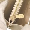 Used AUTHENTIC LOUIS VUITTON N63208 Damier Azur Porte feuille Sarah long wallet White