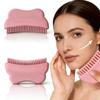 Deep Cleanse Facial Massage Brush Silicone Facial Anti-Puffiness Brush  Soothe Massage