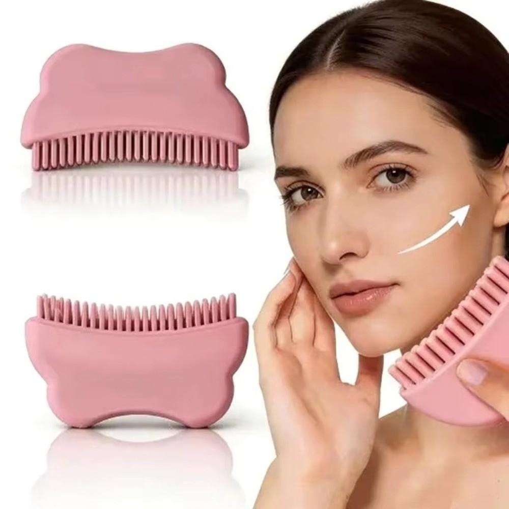 Deep Cleanse Facial Massage Brush Silicone Facial Anti-Puffiness Brush  Soothe Massage