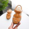 New Boys Sandals Soft Leather Closed-Toe Toddler Baby Summer Shoes Boys and Girls Children Beach Shoes Sport Kids Sandals