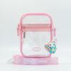 Solomon Shoji TRUZ Minini PVC Bag (PINK) Clear PVC Bag, Clear Pouch, Shoulder Bag with Key Ring, Chilli, Romy, Yochi, Bonbon, Matetsu, Lawoo, Hikun,