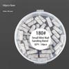 NEW 50 Pcs 3.1MM Mini Nail Sanding Bands UV Gel Acrylic Polish Remover Nail Tool Set 120/150/180/240 Grit