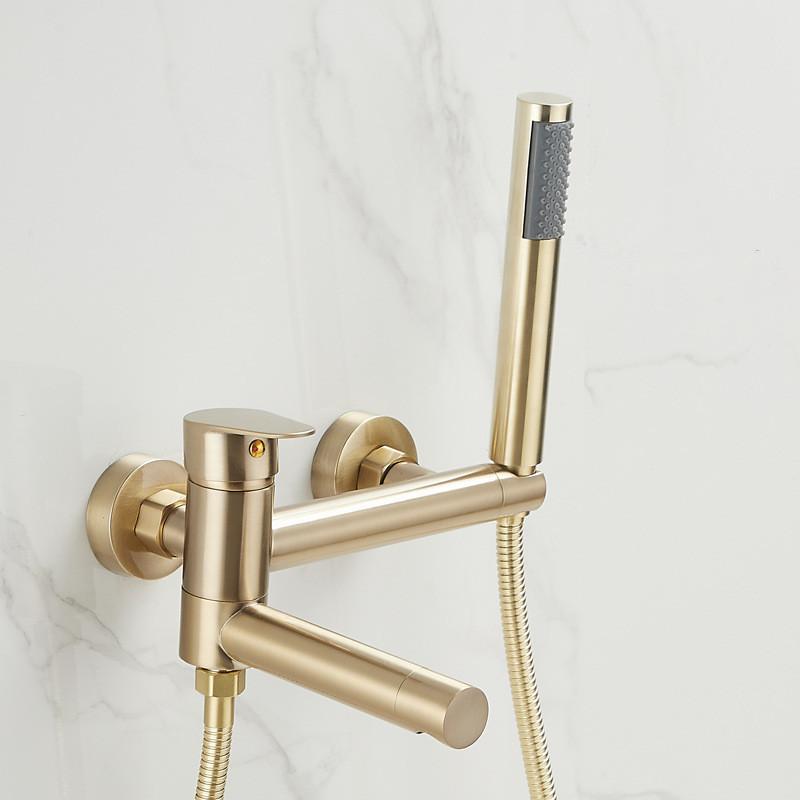 Tuqiu Bathroom Bathtub Faucet Set Wall