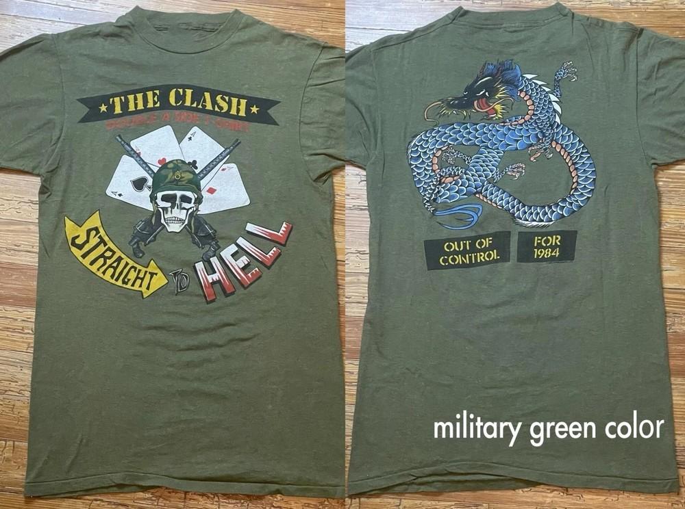 

The Clash Tour 1984 Reprinted Collectible Shirts Gift Family Unisex Size S3XL Unisex T-Shirt S