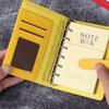 New Journal Ring Binder Leather Card Organizer Notebook Daily Planner File Folder Notepad