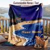 Custom Text Flannel Throw Blanket, Lightweight Cozy Bed Sofa BlanketStardew Valley