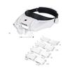 USB Rechargeable Glasses Loupe Watchmaker Repair Tool Glasses Magnifier LED Headband Magnifying Glass 1.5x 2x 2.5x 3x 3.5x 8
