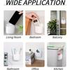 2pcs Wall-Mounted Storage Organizer for Remote Controls & Phones - Space-Saving Bedside Holder for Living Room, Storage Bins for Home Organization