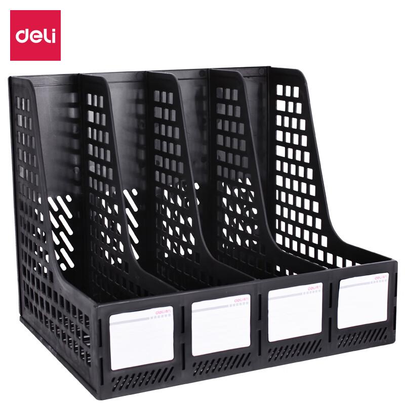 Deli 4-Compartment Mesh Desktop File Holder