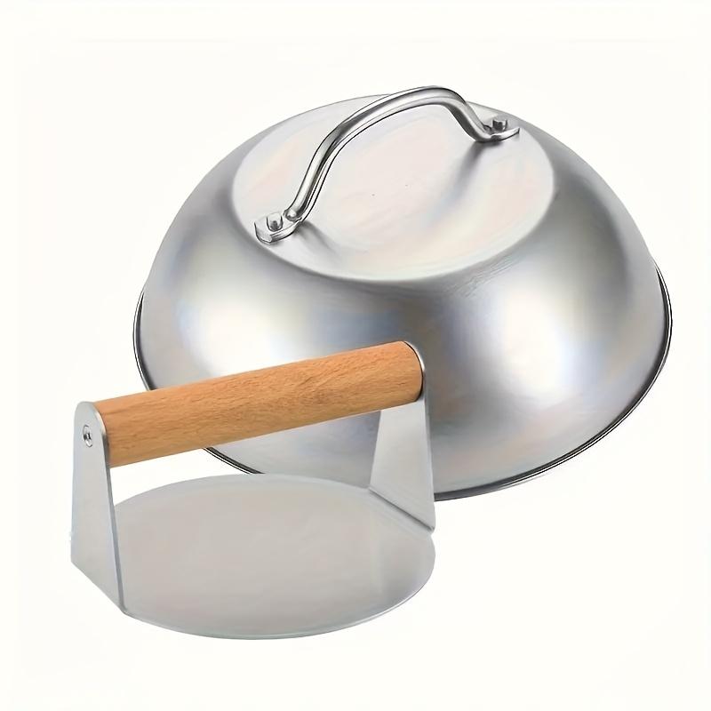 

2pcs/set, hamburger pressing tool set, pot lid melting cover, mini version of 15.24 cm about 15 centimeters solid hamburger press