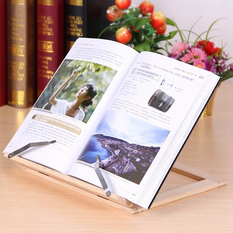 Fashion Household Wooden Notebook Stand Adjustable View Creative Desktops Laptop Stand for Bed