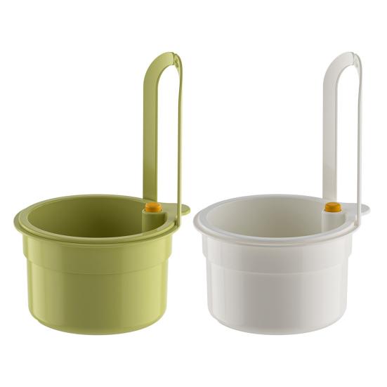 2Pcs Sink Hanging Basket BPA Free Easy To Clean Universal Simple Installation Multifunctional Removable Sink Strainer Basket