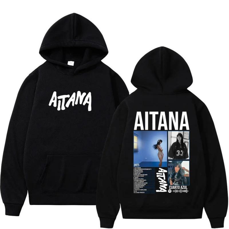קפוצ'ון גרפי פרפר Aitana לגברים נשים היפ