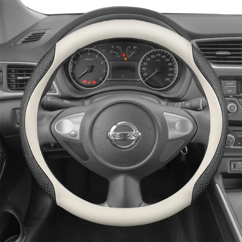 Leder Auto Lenkradabdeckung Für Nissan Qashqai J12 j11 X-Trail XTrail X Trail T33 Rogue 2015 -   2024 Zubehör