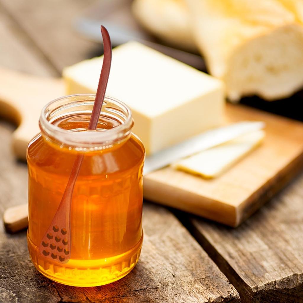 4pcs 7.87Inch Honey Dipper Sticks and 4pcs 7.87Inch Coffee Stirring Spoons, Honey Sticks for Tea,Wooden Honey Spoon Stirrer for Honey Jar Dispense