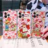 Girl Pink Strawberry S-Shortcake For IPhone 17 16 15 14 13 12 11 Pro Max Plus Transparent Soft TPU Phone Cover