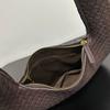 Niche design hand-woven crescent bag large capacity dumpling bag simple commuting European and American style one-shoulder crossbody bag