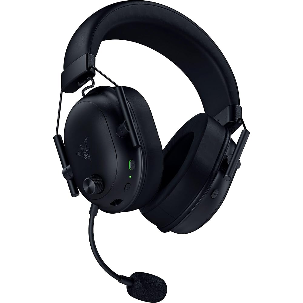 Razer BlackShark V2 HyperSpeed Wireless Gaming Headset 50mm Drivers 70 Hour Battery Lightweight Black